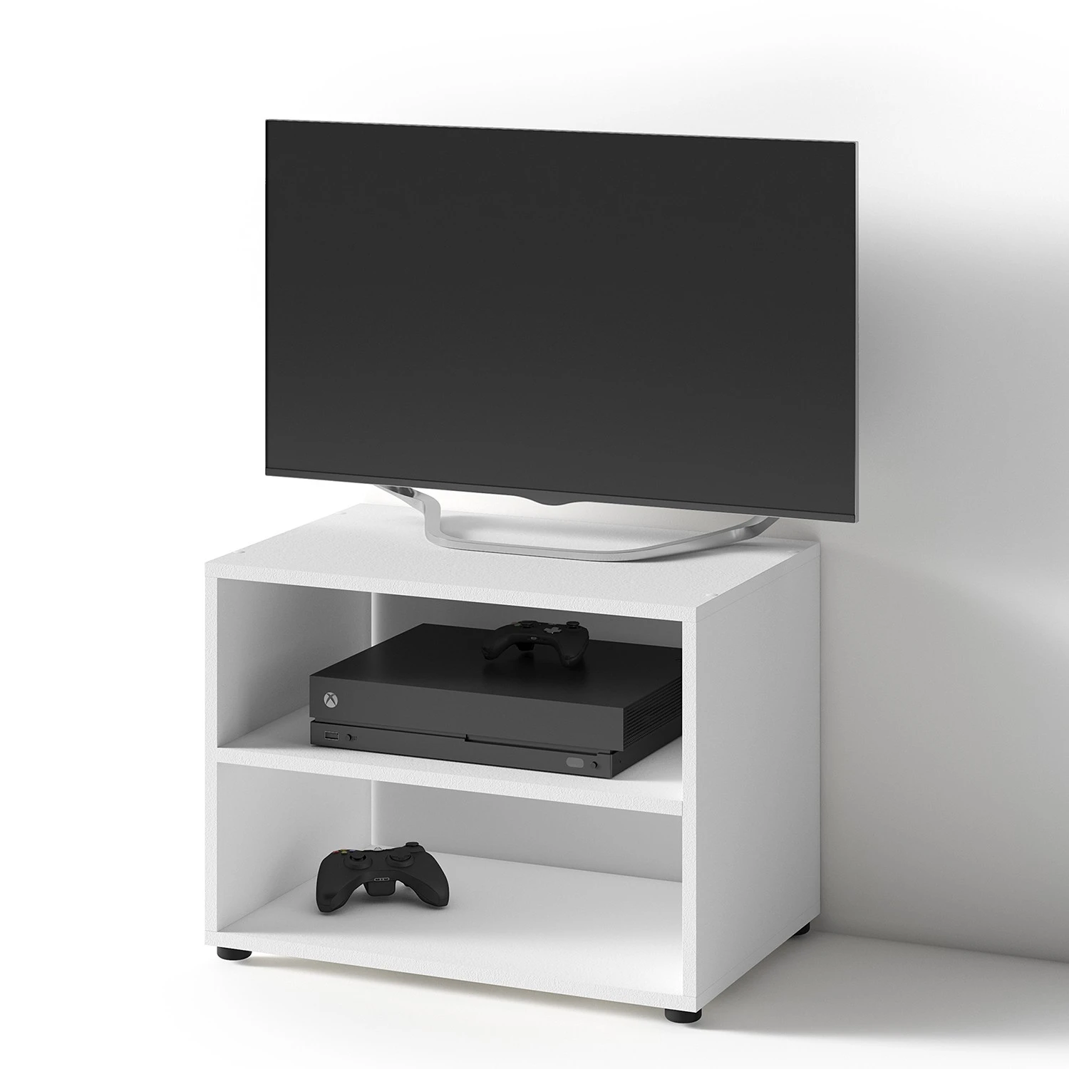 Fredriks TV-Rack Grainland - Weiß - Breite: 60 cm 2 Fredriks TV-Rack Grainland - Weiß - Breite: 60 cm – Bild 2