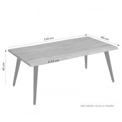 Fredriks Couchtisch Berapi - Akazie massiv / Metall - Akazie / Schwarz -Wohnzimmermöbel boutique en ligne 1000283850 210805 14244000207 SKETCH DETAILS P000000001000283850 sketch