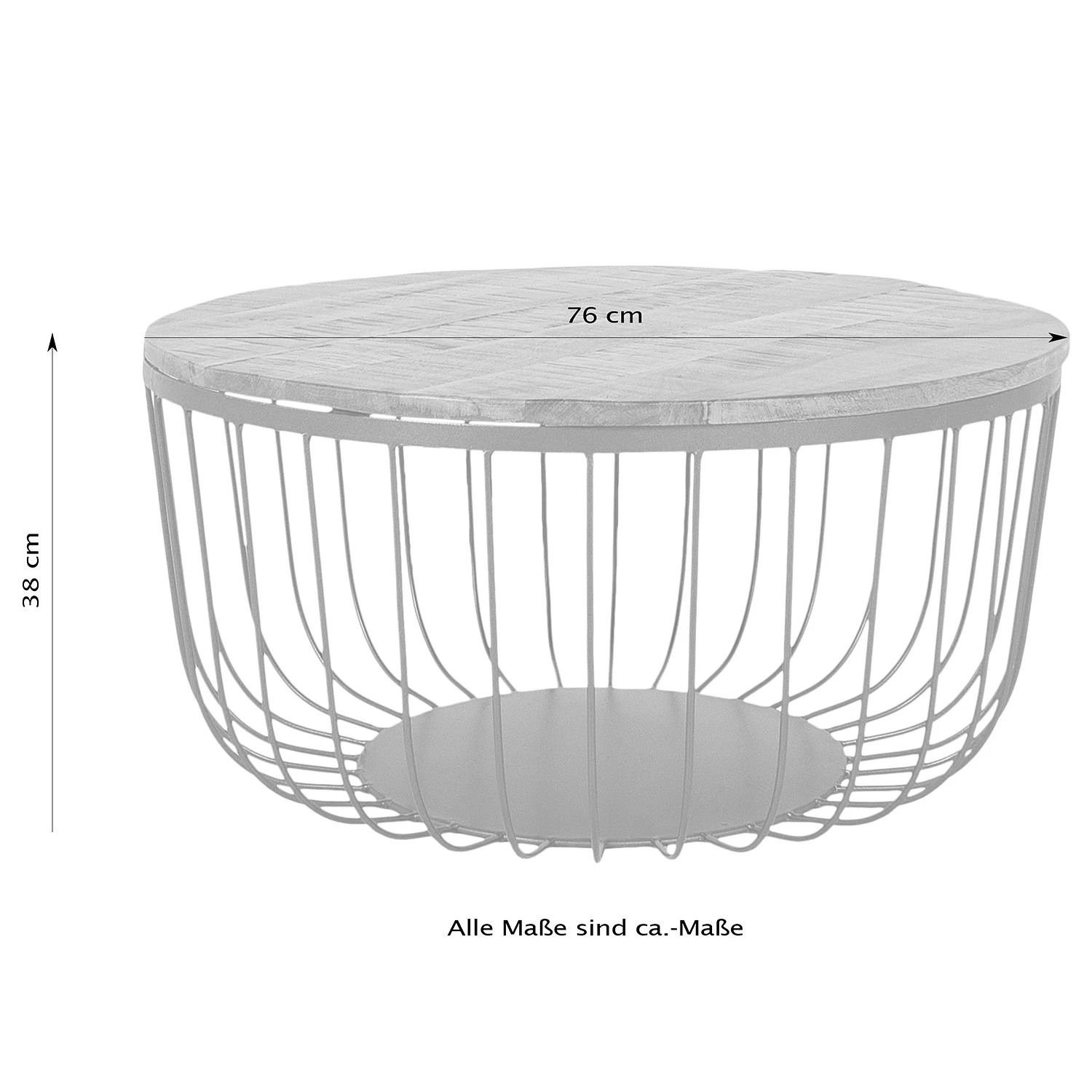 Fredriks Couchtisch Navan - Mango massiv / Metall - Mango / Schwarz 3 Fredriks Couchtisch Navan - Mango massiv / Metall - Mango / Schwarz – Bild 3