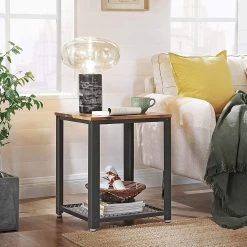 Red Living Beistelltisch Morristown II - Braun / Schwarz -Wohnzimmermöbel boutique en ligne 1000283976 210813 06355700257 MOOD DETAILS P000000001000283976 mood