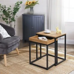 Red Living Beistelltisch Tuxford I (2er-Set) - Hellbraun -Wohnzimmermöbel boutique en ligne 1000283986 210813 06360100299 MOOD DETAILS P000000001000283986 mood