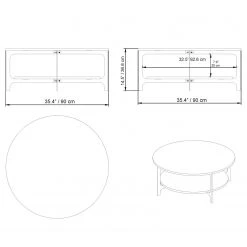 Loftscape Couchtisch Venla - Metall - Marmor Schwarz Dekor -Wohnzimmermöbel boutique en ligne 1000284346 210809 06083400106 SKETCH DETAILS P000000001000284346 sketch