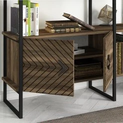 Red Living Regal Sumatra Sun - Metall - Walnuss Dekor / Schwarz 13 Red Living Regal Sumatra Sun - Metall - Walnuss Dekor / Schwarz -Wohnzimmermöbel boutique en ligne 1000284387 210809 06091300163 DETAILS P000000001000284387