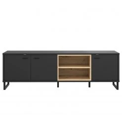 Loftscape TV-Lowboard Mazzo - Schwarz / Eiche Artisan Dekor -Wohnzimmermöbel boutique en ligne 1000285798 210819 12212500031 DETAILS P000000001000285798