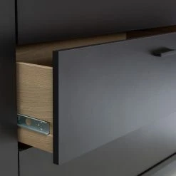 Loftscape Sideboard Mazzo - Schwarz / Eiche Artisan Dekor -Wohnzimmermöbel boutique en ligne 1000285799 210819 12212500047 DETAILS P000000001000285799