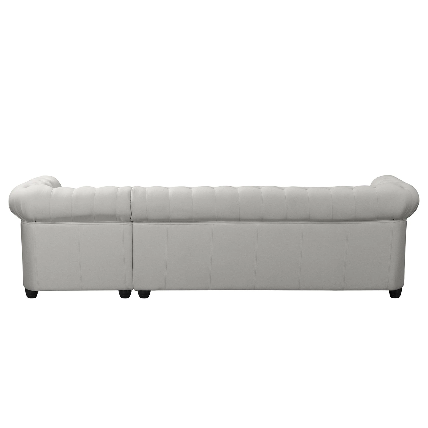 Ecksofa Dormir - Webstoff Sogol: Lichtgrau - Breite: 265 cm - Ottomane davorstehend rechts 4 Ecksofa Dormir - Webstoff Sogol: Lichtgrau - Breite: 265 cm - Ottomane davorstehend rechts – Bild 4