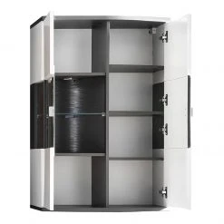 Loftscape Hängevitrine Intento - Hochglanz Weiß / Anthrazit -Wohnzimmermöbel boutique en ligne 1000288187 210827 12095700060 DETAILS P000000001000288187