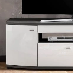 Loftscape Wohnwand Intento II (4-teilig) - Hochglanz Weiß / Anthrazit 26 Loftscape Wohnwand Intento II (4-teilig) - Hochglanz Weiß / Anthrazit -Wohnzimmermöbel boutique en ligne 1000288190 210827 12095900098 DETAILS P000000001000288190