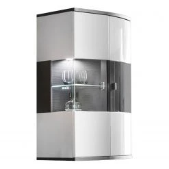 Loftscape Wohnwand Intento III (3-teilig) - Hochglanz Weiß / Anthrazit -Wohnzimmermöbel boutique en ligne 1000288375 210827 16504700020 DETAILS P000000001000288375