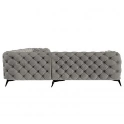 Ecksofa Laviva VI - Samt Ravi: Taupe - 323 x 262 cm -Wohnzimmermöbel boutique en ligne 1000288833 210928 11415100263 DETAILS P000000001000288833