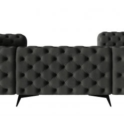 Jack & Alice Wohnlandschaft Laviva I - Samt Ravi: Anthrazit - Ausrichtung rechts -Wohnzimmermöbel boutique en ligne 1000288941 220325 100 DETAILS P000000001000288941