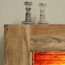 Naturoo Elektrokamin Surat - Camel - Einsatz Stein Dekor -Wohnzimmermöbel boutique en ligne 1000289256 210908 06202300042 DETAILS P000000001000289256