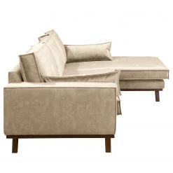 Fredriks Ecksofa Jurga - Samt Tomi: Creme - Longchair davorstehend rechts -Wohnzimmermöbel boutique en ligne 1000291966 210927 13071100840 DETAILS P000000001000291966