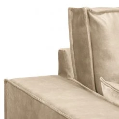 Fredriks Ecksofa Jurga - Samt Tomi: Creme - Longchair davorstehend rechts -Wohnzimmermöbel boutique en ligne 1000291966 210927 13071100874 DETAILS P000000001000291966