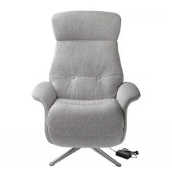 Studio Copenhagen Relaxsessel Anderson III - Webstoff Saia: Hellgrau - Chrom glänzend - Bezogen -Wohnzimmermöbel boutique en ligne 1000294491 211007 122419000043 DETAILS P000000001000294491