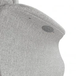 Studio Copenhagen Relaxsessel Anderson III - Webstoff Saia: Hellgrau - Chrom glänzend - Bezogen -Wohnzimmermöbel boutique en ligne 1000294491 211007 122420000087 DETAILS P000000001000294491