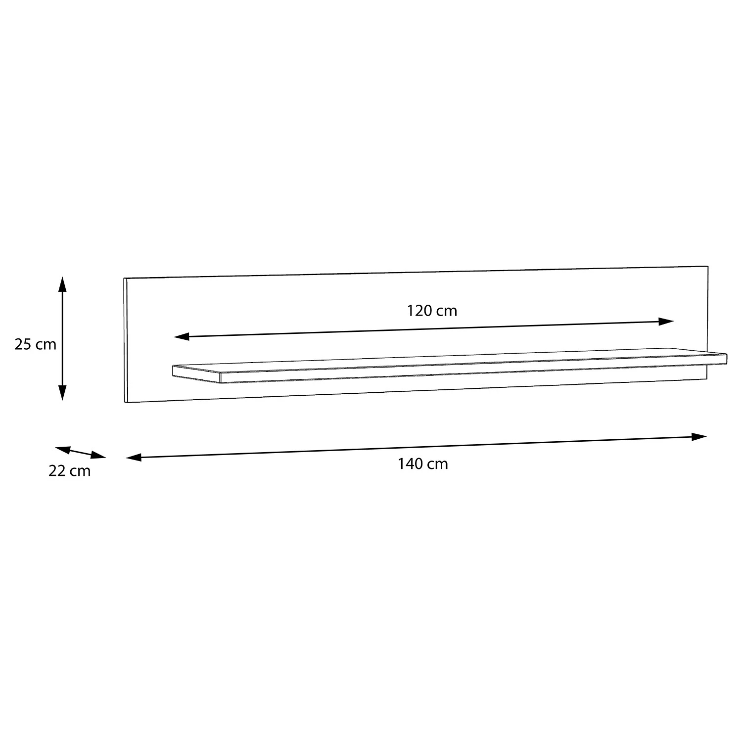 Loftscape Wandboard Truth - Eiche Sonoma Dekor 6 Loftscape Wandboard Truth - Eiche Sonoma Dekor – Bild 6