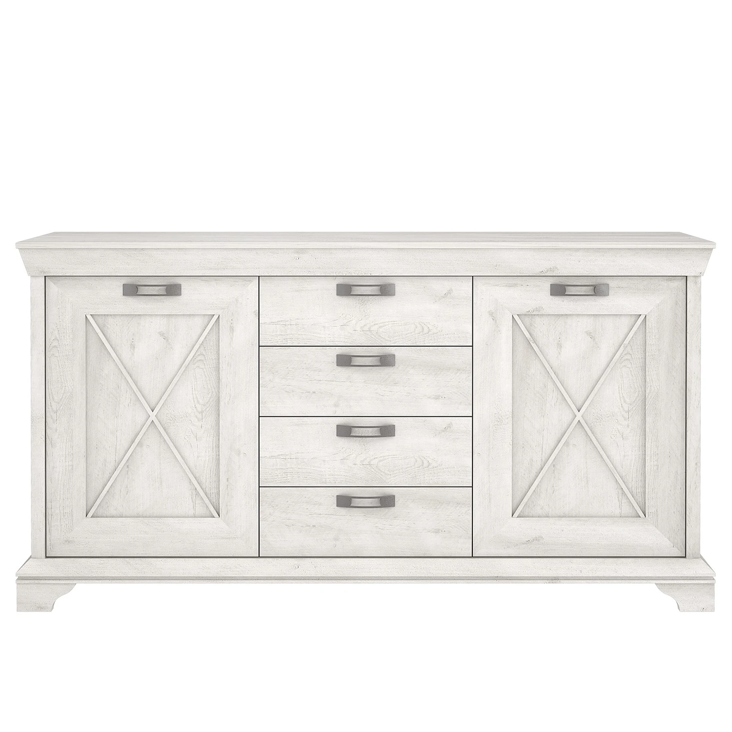 Ridgevalley Sideboard Kimbark II - Pinie Weiß Dekor 4 Ridgevalley Sideboard Kimbark II - Pinie Weiß Dekor – Bild 4