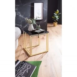 Red Living Beistelltisch Calhan (2er-Set) - Matt Schwarz / Gold 11 Red Living Beistelltisch Calhan (2er-Set) - Matt Schwarz / Gold -Wohnzimmermöbel boutique en ligne 1000296373 210929 06333000158 MOOD DETAILS P000000001000296373 mood