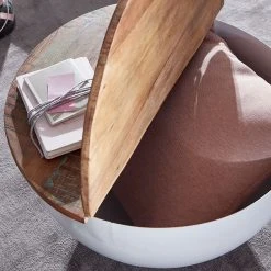 Ridgevalley Couchtisch Massaa III - Mango massiv / Metall - Mango / Weiß 13 Ridgevalley Couchtisch Massaa III - Mango massiv / Metall - Mango / Weiß -Wohnzimmermöbel boutique en ligne 1000296379 210929 06333100247 DETAILS P000000001000296379