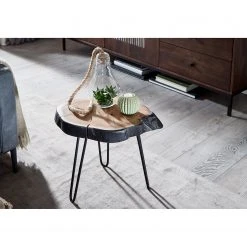 Red Living Beistelltisch Artemis - Akazie massiv / Metall - Akazie / Schwarz -Wohnzimmermöbel boutique en ligne 1000296396 210929 06333200308 MOOD DETAILS P000000001000296396 mood