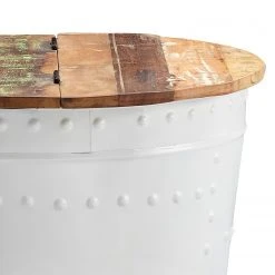 Ridgevalley Couchtisch Massaa II - Mango massiv / Metall - Mango / Weiß -Wohnzimmermöbel boutique en ligne 1000296399 210929 06333800401 DETAILS P000000001000296399