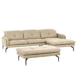 Loftscape Polsterhocker Bosley - Antiklederlook - Microfaser Priya: Hellgrau -Wohnzimmermöbel boutique en ligne 1000296646 211018 10231400089 DETAILS P000000001000296646