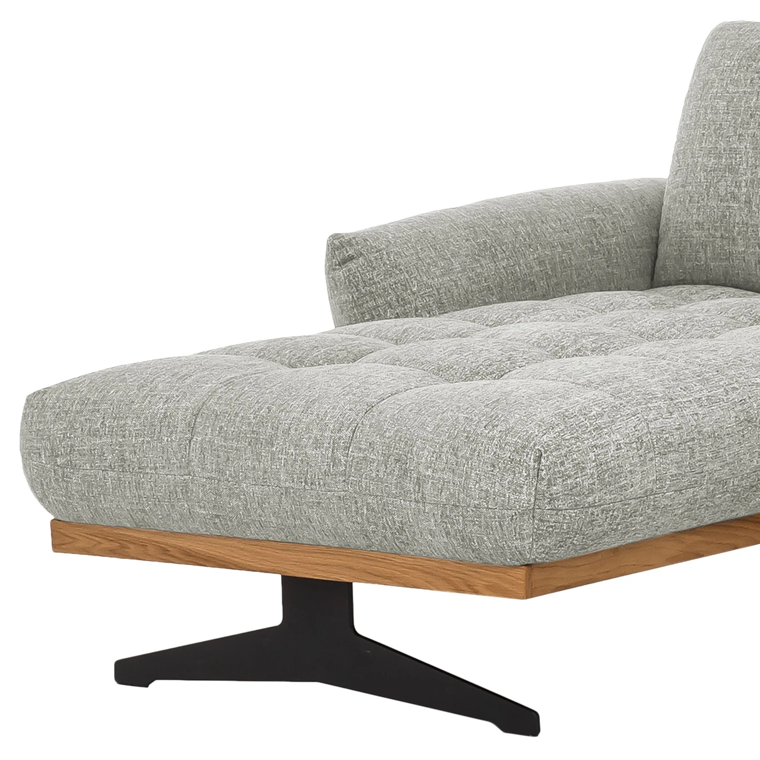 Red Living Ecksofa Duston - Webstoff Tose: Platin - Longchair davorstehend links - Ohne Kopfstütze 4 Red Living Ecksofa Duston - Webstoff Tose: Platin - Longchair davorstehend links - Ohne Kopfstütze – Bild 4