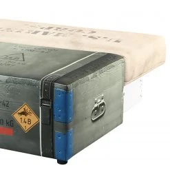 Mooved Schlafsofa Gabun - Flachgewebe - Grauweiß - Keine Unterfederung -Wohnzimmermöbel boutique en ligne 1000296934 211018 10252002307 DETAILS P000000001000296934