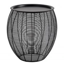 Red Living Beistelltisch Contulmo - Metall - Schwarz