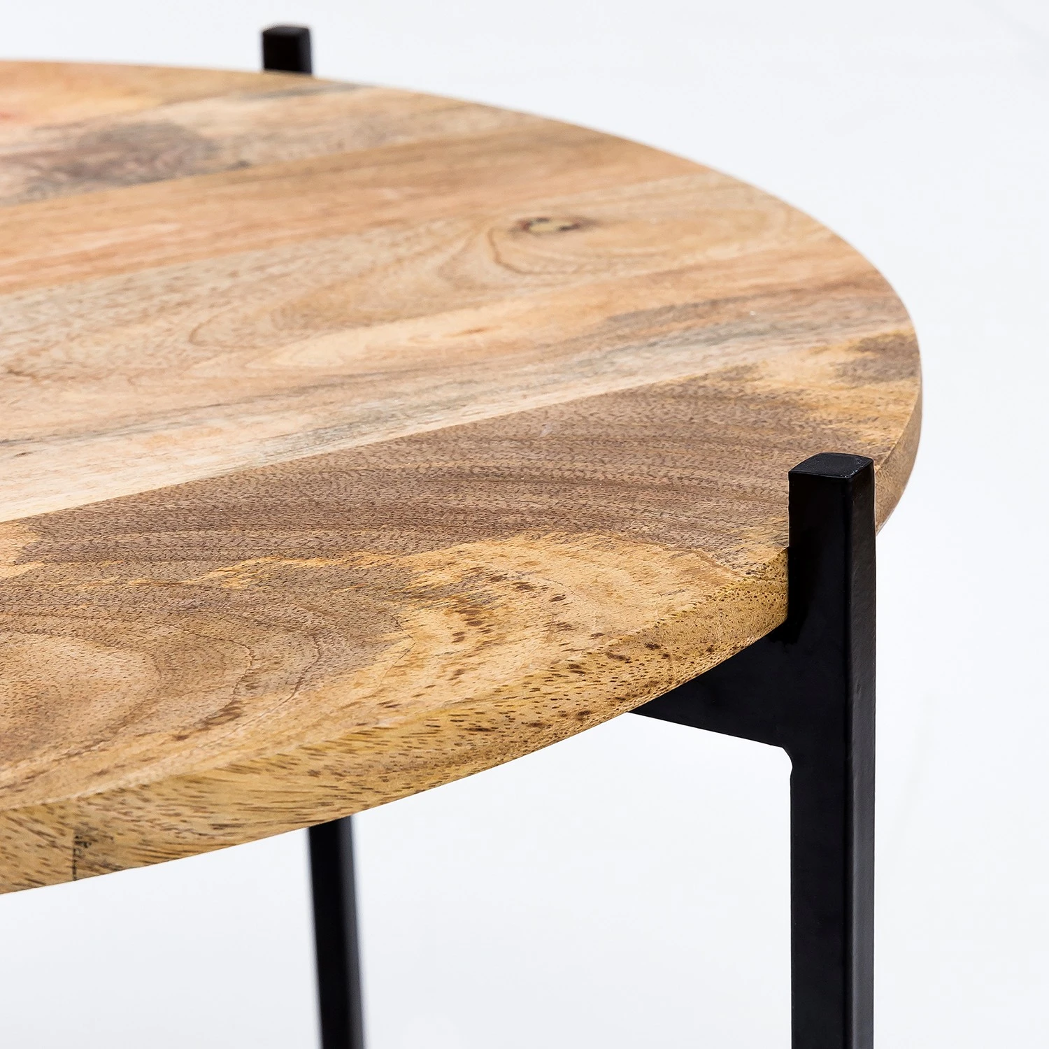 Red Living Couchtisch Bela Cruz - Mango massiv / Metall - Mango / Schwarz 2 Red Living Couchtisch Bela Cruz - Mango massiv / Metall - Mango / Schwarz – Bild 2