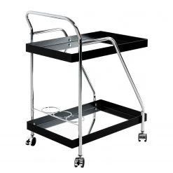 Loftscape Servierwagen Altamura - Glas / Metall - Schwarz / Chrom 9 Loftscape Servierwagen Altamura - Glas / Metall - Schwarz / Chrom -Wohnzimmermöbel boutique en ligne 1000297665 211005 07575300057 DETAILS P000000001000297665