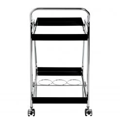 Loftscape Servierwagen Altamura - Glas / Metall - Schwarz / Chrom 12 Loftscape Servierwagen Altamura - Glas / Metall - Schwarz / Chrom -Wohnzimmermöbel boutique en ligne 1000297665 211005 075754000100 DETAILS P000000001000297665