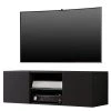VCM TV-Lowboard Jusa - Schwarz - Breite: 115 cm