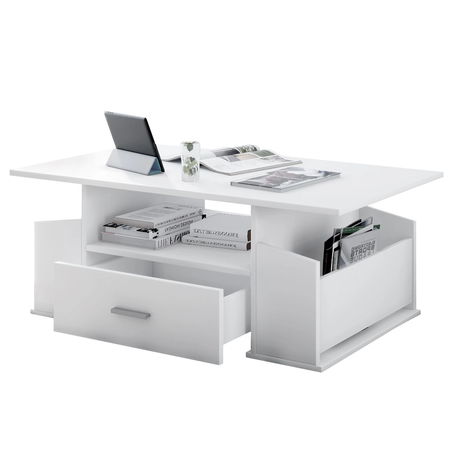 VCM Couchtisch Junata - Weiß 1 VCM Couchtisch Junata - Weiß