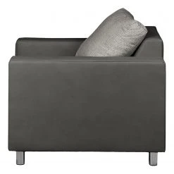 Loftscape Sessel Greenwood - Kunstleder Gardi/Flachgewebe Senja: Schwarz / Dunkelgrau -Wohnzimmermöbel boutique en ligne 1000298178 220204 1427130040 DETAILS P000000001000298178