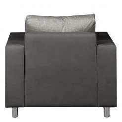 Loftscape Sessel Greenwood - Kunstleder Gardi/Flachgewebe Senja: Schwarz / Dunkelgrau -Wohnzimmermöbel boutique en ligne 1000298178 220204 1427130050 DETAILS P000000001000298178