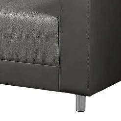 Loftscape Sessel Greenwood - Kunstleder Gardi/Flachgewebe Senja: Schwarz / Dunkelgrau -Wohnzimmermöbel boutique en ligne 1000298178 220204 14271400105 DETAILS P000000001000298178