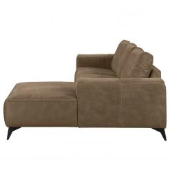 Loftscape Ecksofa Gatsby - Antiklederlook - Microfaser Zaira: Havanna - Longchair davorstehend rechts -Wohnzimmermöbel boutique en ligne 1000298281 211011 13401700088 DETAILS P000000001000298281