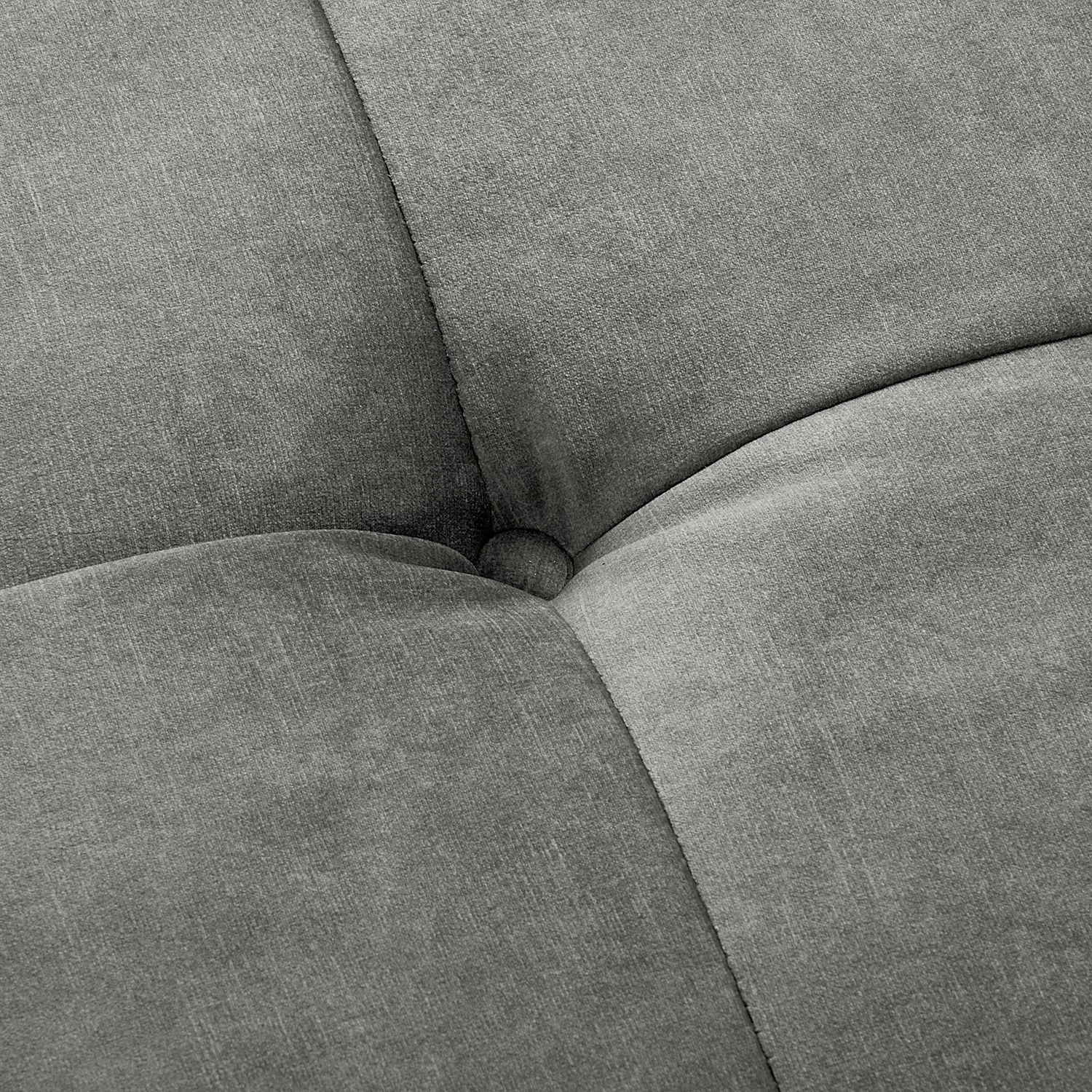 Red Living Polsterhocker Grotta - Samt Tomi: Grau 6 Red Living Polsterhocker Grotta - Samt Tomi: Grau – Bild 6