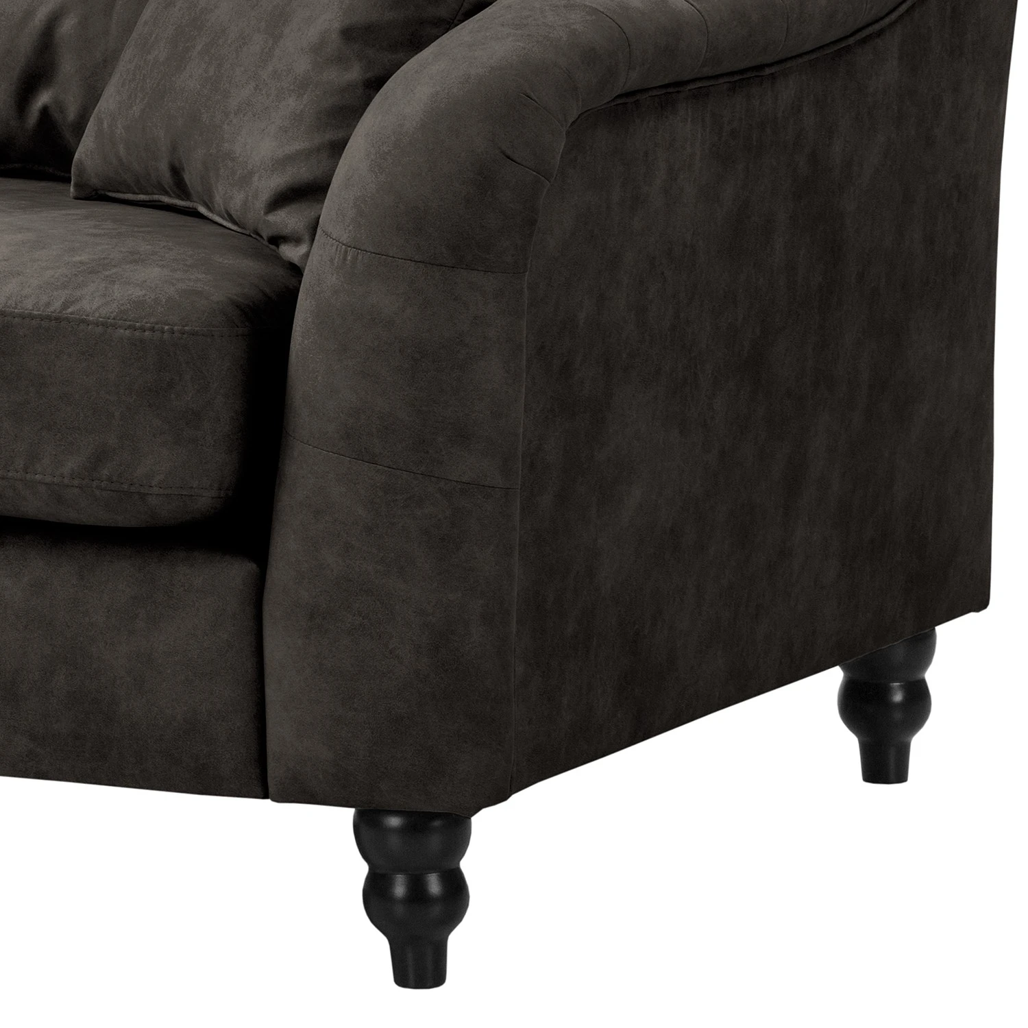 Red Living Sofa Lovis (2-Sitzer) - Microfaser Rica: Grau 7 Red Living Sofa Lovis (2-Sitzer) - Microfaser Rica: Grau – Bild 7