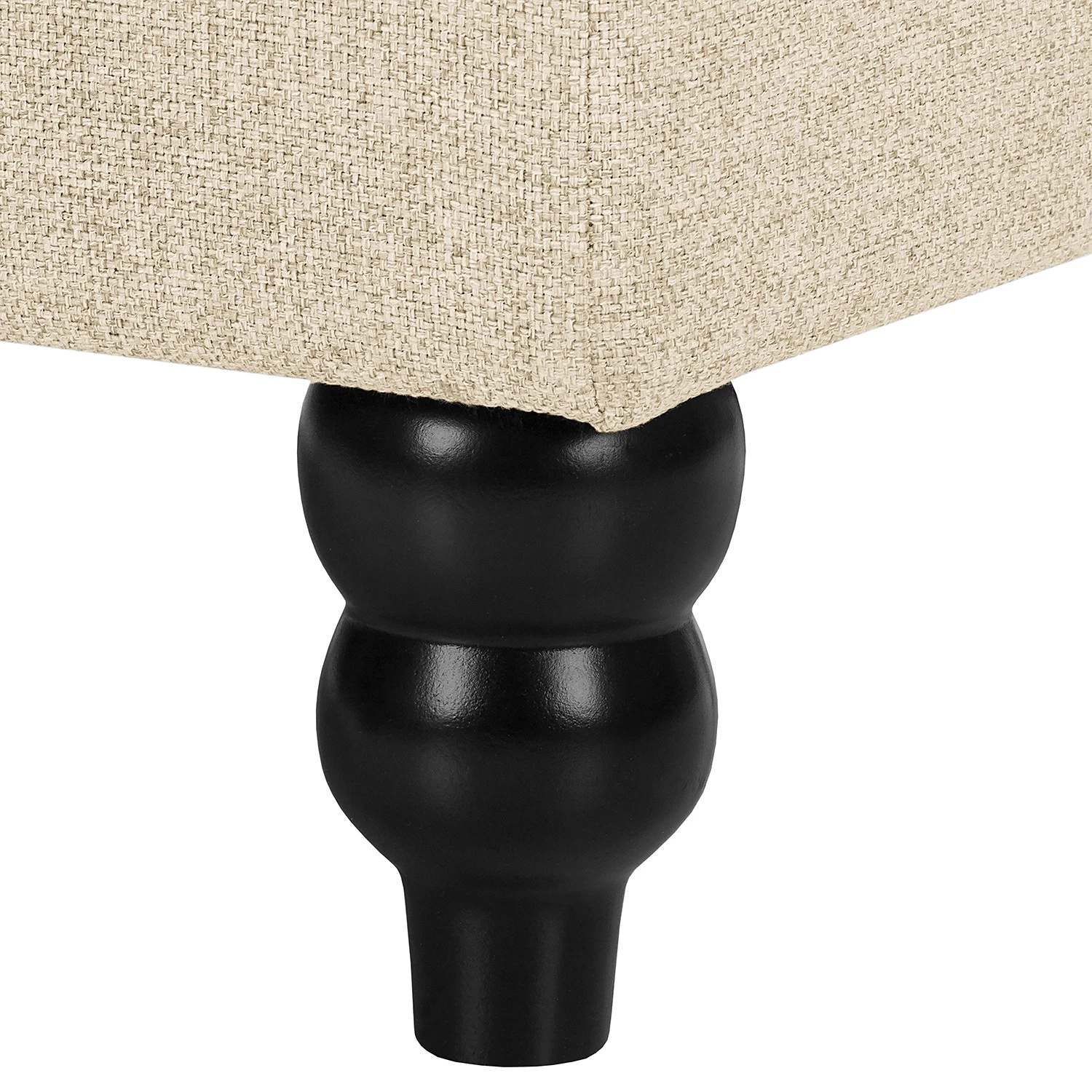 Red Living Polsterhocker Lovis - Webstoff Jazy: Creme 6 Red Living Polsterhocker Lovis - Webstoff Jazy: Creme – Bild 6