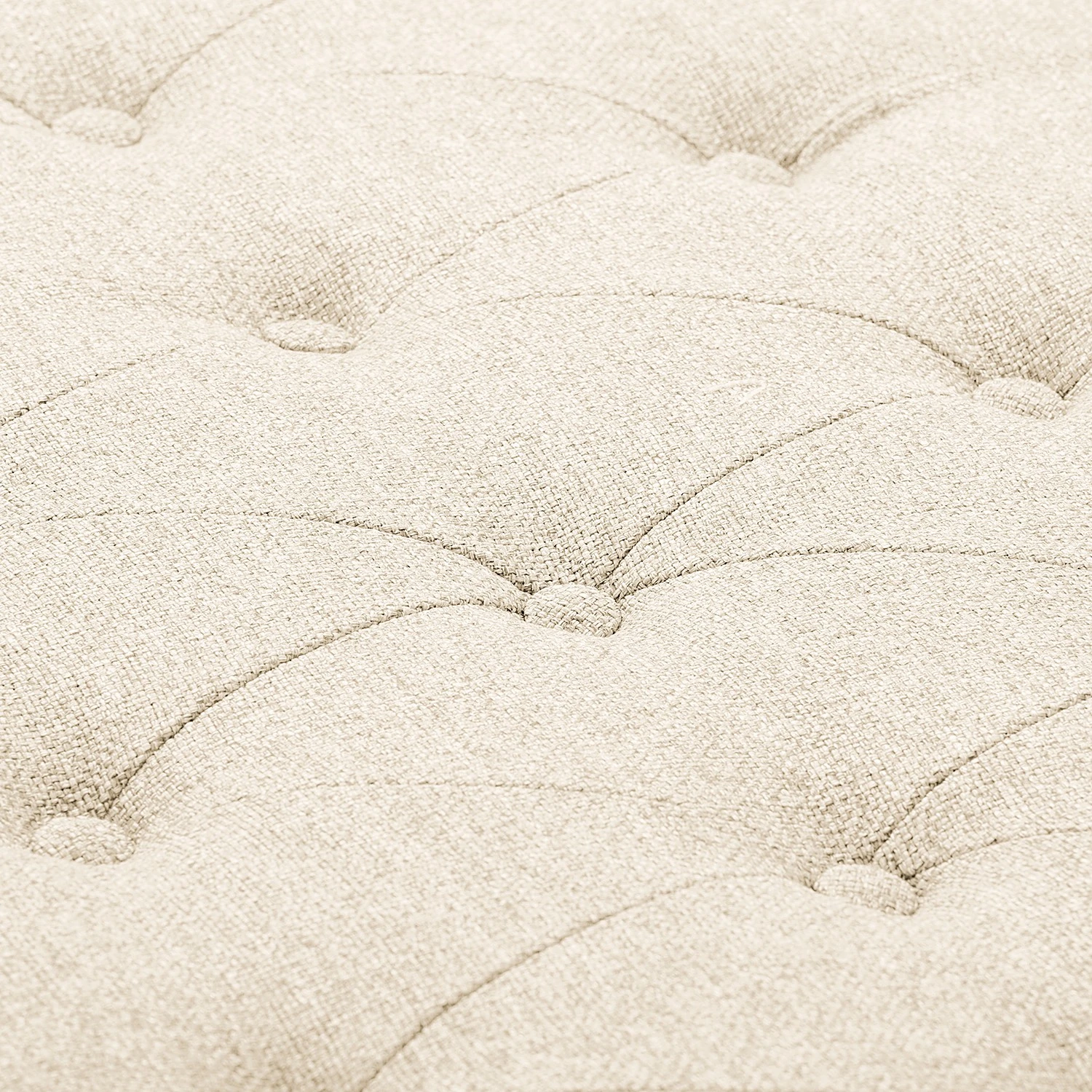 Red Living Polsterhocker Lovis - Webstoff Jazy: Creme 7 Red Living Polsterhocker Lovis - Webstoff Jazy: Creme – Bild 7