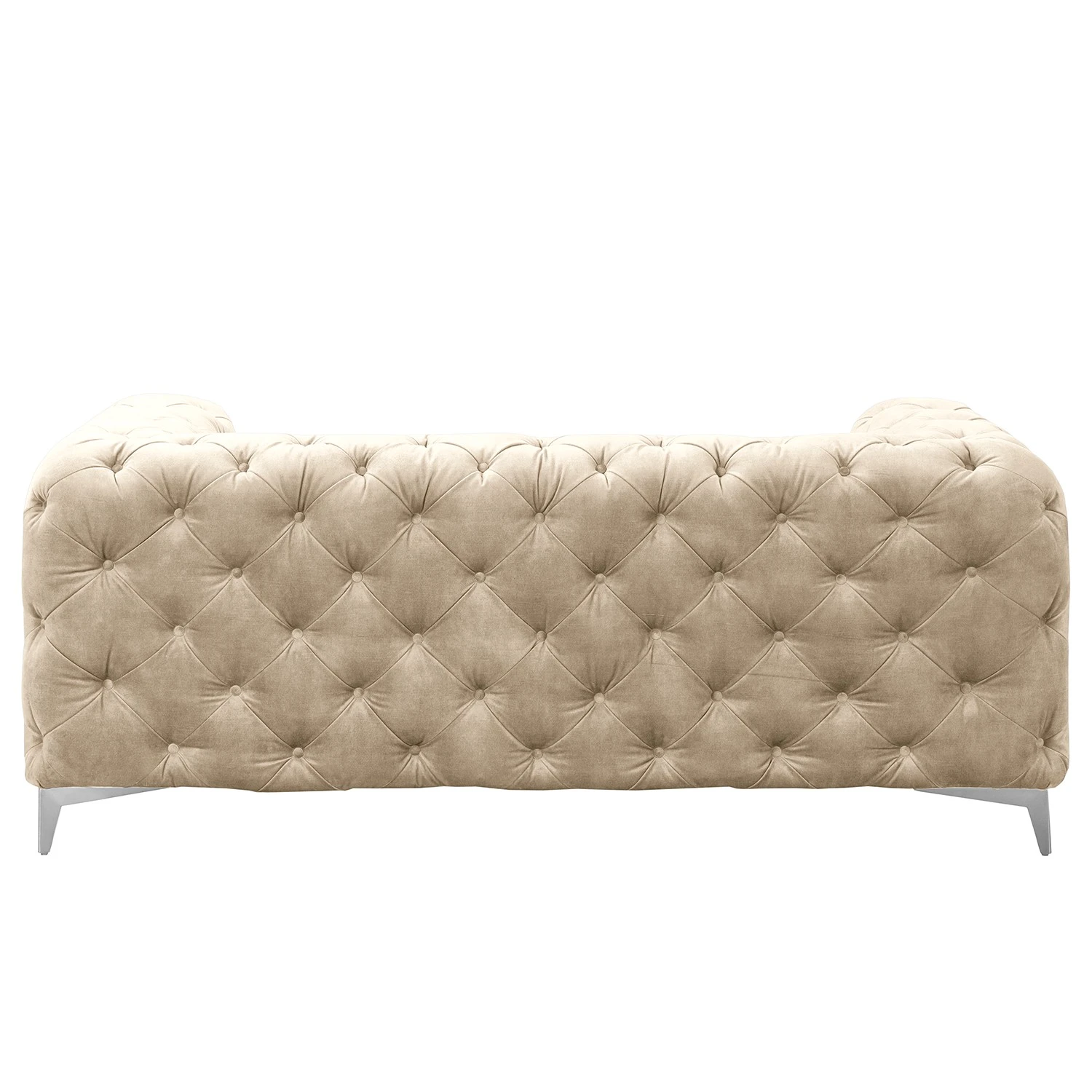 Red Living Sofa Merlin (2-Sitzer) - Samt Tomi: Creme 4 Red Living Sofa Merlin (2-Sitzer) - Samt Tomi: Creme – Bild 4
