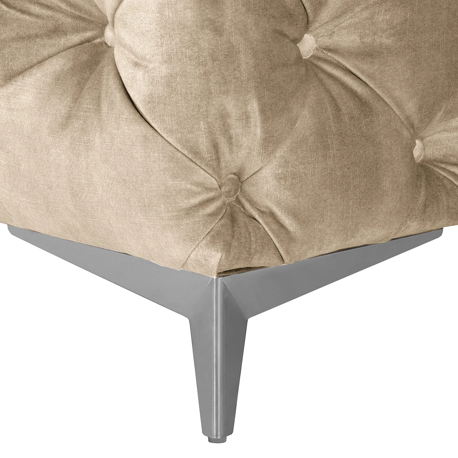 Red Living Sofa Merlin (2-Sitzer) - Samt Tomi: Creme 11 Red Living Sofa Merlin (2-Sitzer) - Samt Tomi: Creme – Bild 11