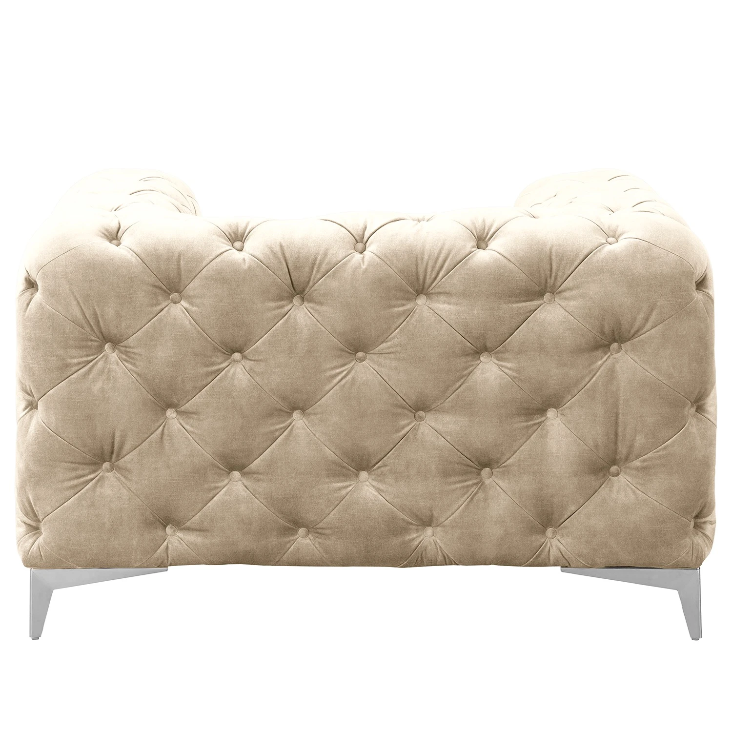 Red Living Sessel Merlin - Samt Tomi: Creme 4 Red Living Sessel Merlin - Samt Tomi: Creme – Bild 4