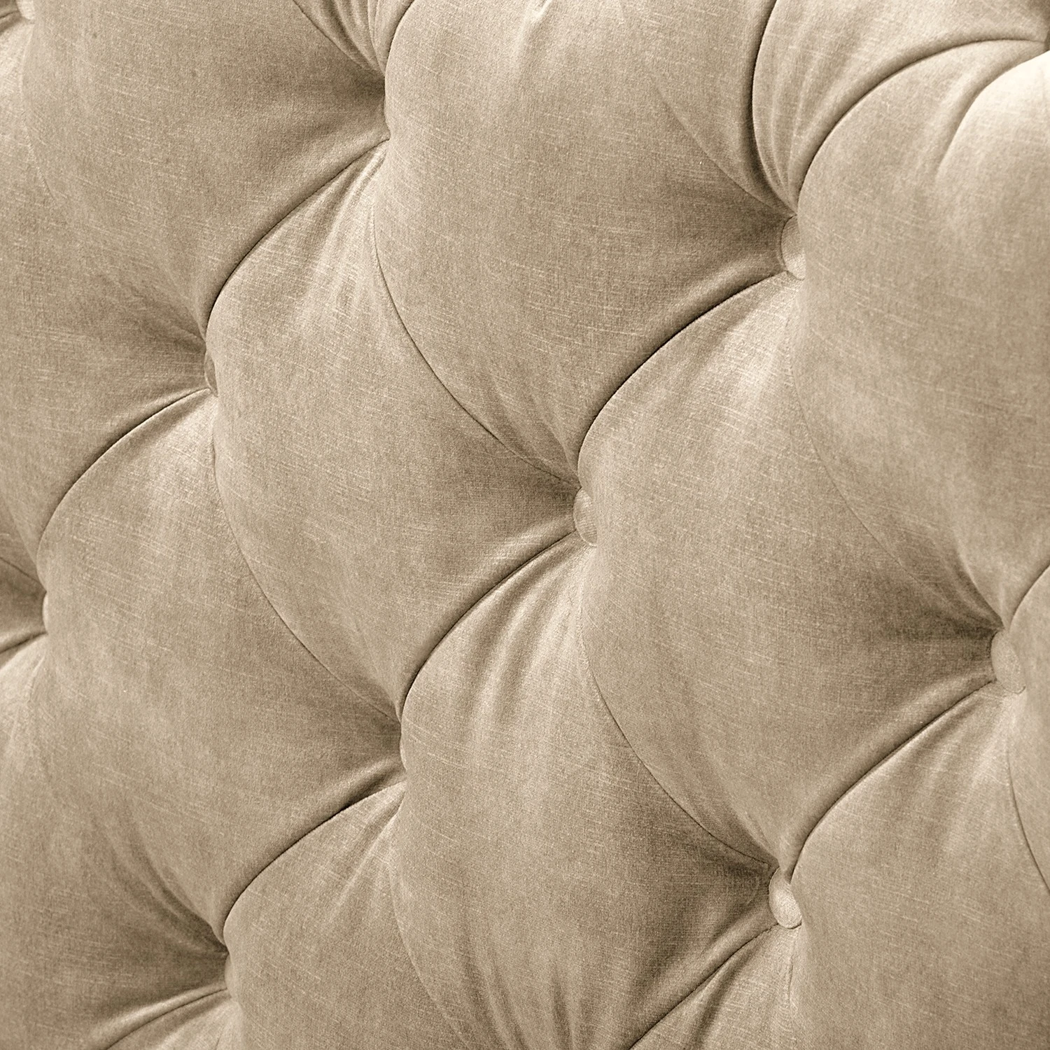 Red Living Polsterhocker Merlin - Samt Tomi: Creme 5 Red Living Polsterhocker Merlin - Samt Tomi: Creme – Bild 5