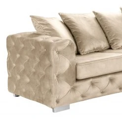 Red Living Ecksofa Grotta - Samt Tomi: Creme - Gleichschenklig - Ohne Schlaffunktion -Wohnzimmermöbel boutique en ligne 1000299054 211214 18030001554 DETAILS P000000001000299054