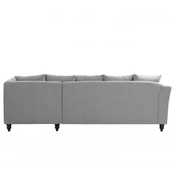 Red Living Ecksofa Lovis - Webstoff Jazy: Hellgrau - Ottomane davorstehend rechts -Wohnzimmermöbel boutique en ligne 1000299088 211214 18031701722 DETAILS P000000001000299088