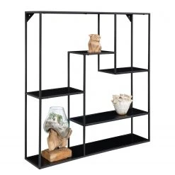 Red Living Wandregal Vapi I - Metall - Schwarz -Wohnzimmermöbel boutique en ligne 1000299437 211012 13474400076 DETAILS P000000001000299437